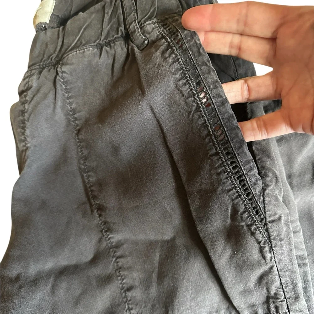 Cloth & Stone Charcoal Wide Leg Pants - Picture 3 of 5
